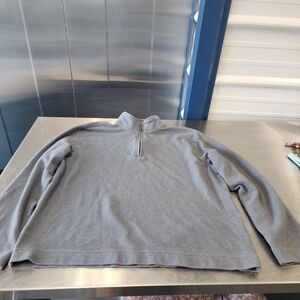 Van Heusen Gray Quarter-Zip Pullover Sweater